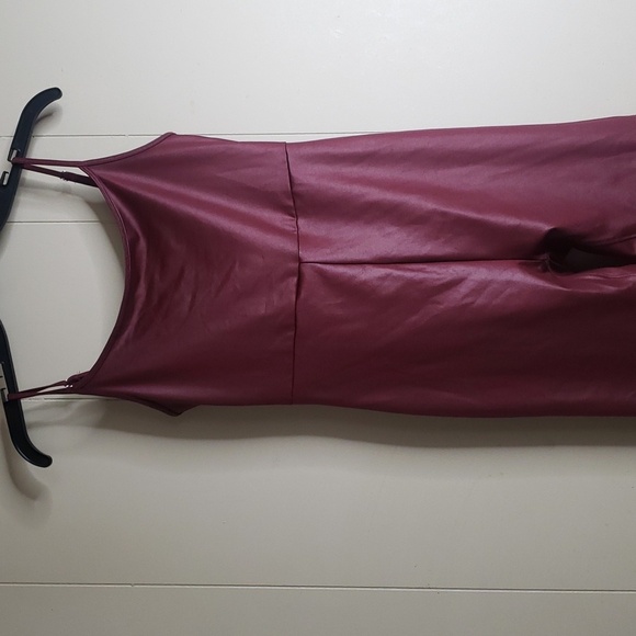 Women's Sleeveless Liquid Bodysuit Wild Fable Small Burgundy - Picture 4 of 11